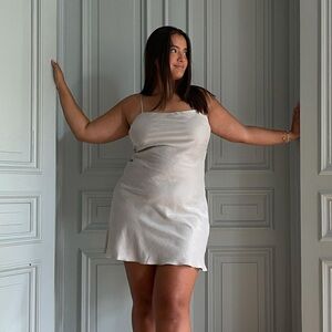 Djerf Avenue Dream Dress Mini Pebble